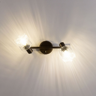 Спот CITILUX CL510525 Артик венге E14 40W*2 купить Споты