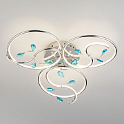 купить Люстра светодиодная EUROSVET 90131/3 хром 94W ПУЛЬТ 8800 Lm до 22 кв.м Светодиодные люстры