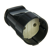 купить Розетка UNIVERSAL/MAKEL б/з черная Вилки, Колодки