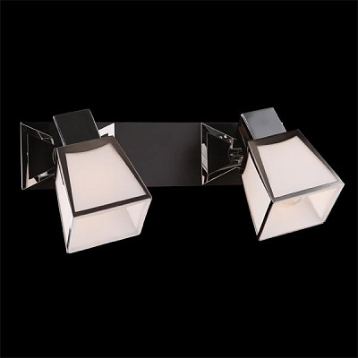 Спот EUROSVET 57021/2 хром венге E14 40W *2 купить Споты