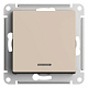 Переключатель 1 клавишный с подсветкой AtlasDesign Песочный SE ATN001263 купить AtlasDesign