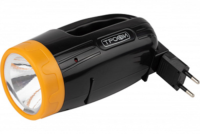 Фонарь ТРОФИ PA-101 аккумуляторный прожектор 1W купить Фонари