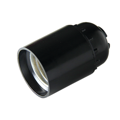 Патрон Е27 подвесной пластик черный купить Патроны