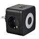 Разветвитель UNIEL S-GES2-16SBUC BLACK 16A з/к 2гн+2USB+1TYPE C+ночник купить Разветвители, Переходники