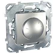 купить Светорегулятор поворотный нажимной 40-400W Unica Top Алюминий MGU5.511.30ZD Unica Top
