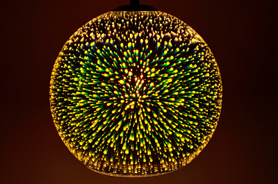 Подвесной светильник Fametto DLC-G432 E27 Chrome 40W купить Подвесные светильники