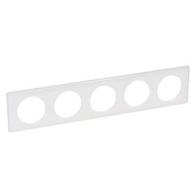 Рамка 5 постовая Legrand Celiane 066630 Белый глянец купить Celiane 1