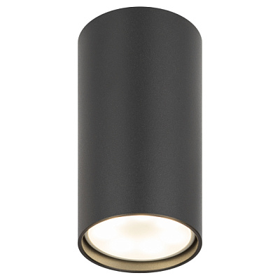 Точечный светильник ЭРА OL15 BK GU10 черный купить Накладные