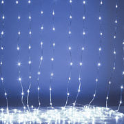 купить Гирлянда-занавес Водопад ЭРА ENIN-200WD холодный белый 3*2м 200LED IP20 Гирлянды
