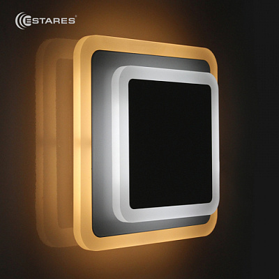 Бра Estares R-185-WHITE Geometria Square светодиоды 12W купить Бра