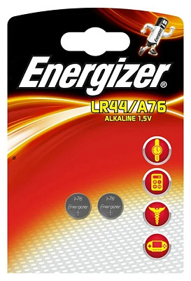 Батарейка Energizer Alkaline LR44 G13 BL2 купить Батарейки, Аккумуляторы, з/у