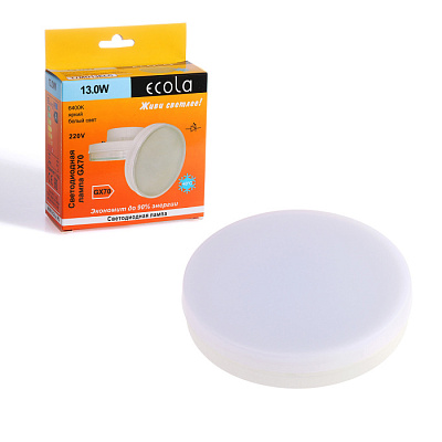 Лампа светодиодная ECOLA GX70 13W 6400K купить Светодиодные