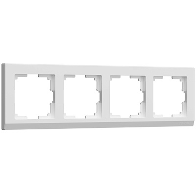 Рамка 4 поста Werkel WL04-Frame-04 белый W0041801 купить Werkel  Рамки