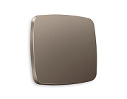 купить Лицевая панель выключателя 1клавишного Ambrella Volt темная бронза матов Omega OP6310 Ambrella Volt