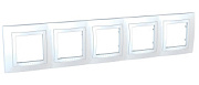 купить Рамка 5 постов Unica Белая MGU2.010.18 Белая Unica