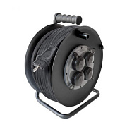 купить Удлинитель на метал. катушке 1-2.SALE КГ 3*2,5 4роз з/к, крышка 50м 16А IP44 УХз-16-4-50 880686 Удлинители