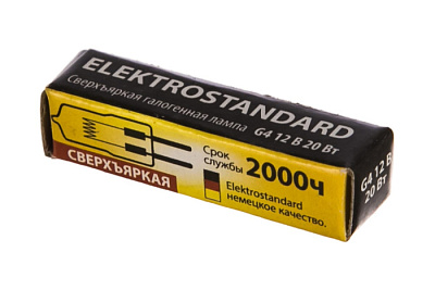 Elektrostandard Лампа G4 12V 20W сверхъяркая купить Галогеновые