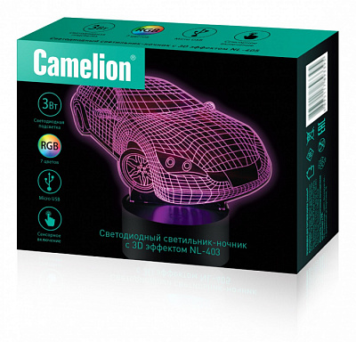 Светильник-ночник CAMELION NL-403 Машинка купить Ночники
