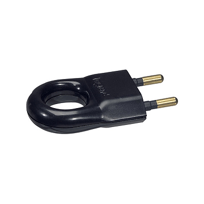 TDM вилка пластик,с кольцом,черная SQ1806-0190 купить Вилки, Колодки