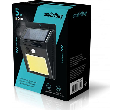 Smartbuy Прожектор-фонарь св/д SBF-32-MS на солн.батарю 5W д.движ. купить Прожектора