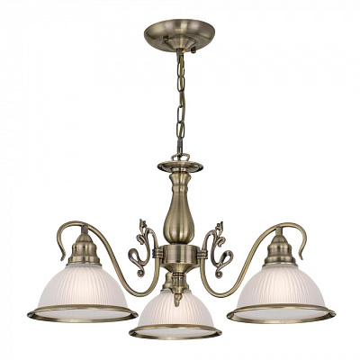 Люстра ламповая CITILUX  CL434131 Идальго Бронза E27 75W*3 купить Ламповые люстры