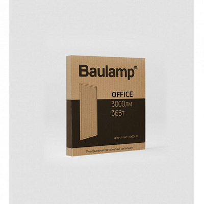 Светодиодный светильник Baulamp Office 595*595 36W 4000K Макропризма 50004 купить Офисные светильники