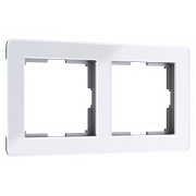купить Рамка 2 поста Werkel Acrylic W0022701 белый Werkel  Рамки