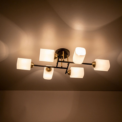 Люстра ламповая CITILUX CL130265 Генри E27 75W *6 купить Ламповые люстры