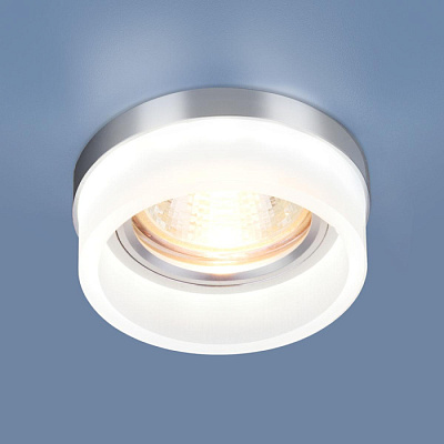 Точечный светильник Elektrostandard 2205 матовый MR16 GU5.3 с подсветкой купить Встраиваемые