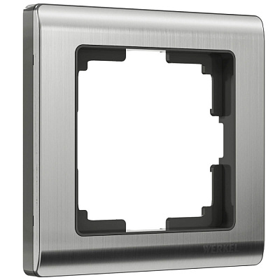 Рамка 1 пост Werkel WL02-Frame-01 глянцевый никель W0011602 купить Werkel  Рамки