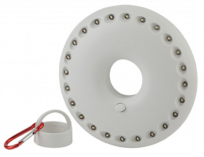Фонарь кемпинговый ЭРА К24 24LED 3*R6 карабин купить Фонари