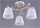 Люстра ламповая LINVEL LV 10009/3 Лулу Белое золото/золото E27 40W *3 купить Ламповые люстры