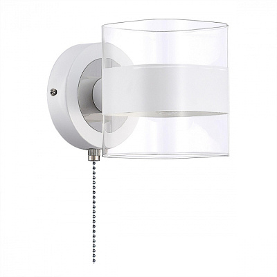 Бра CITILUX CL140310 Бертон Белый E14 60W с выключателем купить Бра