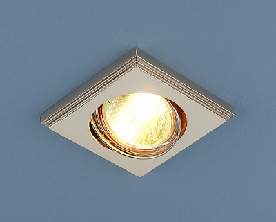 Точечный светильник Elektrostandard 105А перл. серебро никель MR16 GU5.3 купить Точечные светильники