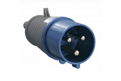 Вилка IEK 023 32А 2Р+РЕ 220В IP44 купить Силовые разъемы