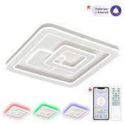 купить Люстра светодиодная CITILUX CL739B150E RGB Квест 130W до 31м кв ПДУ Белый Светодиодные люстры