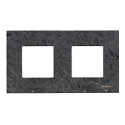 купить Рамка 2 поста ABB Zenit Сланец N2272 PZ  ABB Zenit