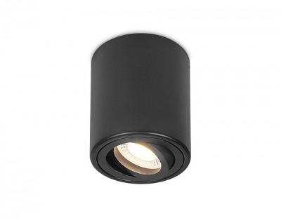 Точечный светильник Ambrella TN226 BK черный поворотный MR16 GU5.3 накладной купить Точечные светильники
