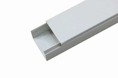 Кабель-канал 80*40 белый 2м купить Кабель несущие системы