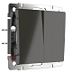 Переключатель 2 клавишный Werkel WL07-SW-2G-2W серо коричневый купить Werkel