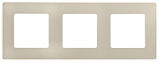 купить Рамка 3 постовая Legrand Etika 672513 Крем Legrand Etika Рамки