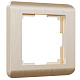 Рамка 1 пост Werkel WL12-Frame-01 шампань рифленый W0012111 купить Werkel  Рамки