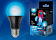 Лампа светодиодная Uniel A60 9W E27 UVAD ультрафиолетовая купить Светодиодные