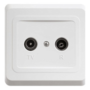 купить Розетка TV/FM 2dB SE Lexel Этюд TVC-001b Белая Lexel Этюд