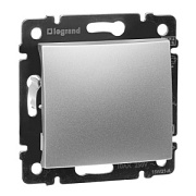 купить Выключатель 1 клавишный Legrand Valena  Алюминий 770101 Legrand Valena