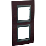 купить Рамка 2 постовая вертикальная Unica Top MGU66.004V.2M3 Венге Графит Unica Top Графит Рамки Натуральное дерево