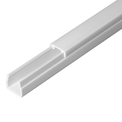 Кабель-канал  12*12 белый 2м купить Кабель несущие системы