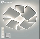 Люстра светодиодная Estares Indigo 8S-RC-500x60-WHITE/BLACK/WHITE 100W до 20 кв.м купить Светодиодные люстры