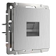Розетка компьютерная Werkel WL09-RJ-45 серебро рифленый W1181009  купить Werkel