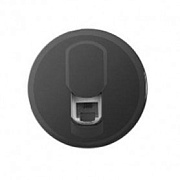 купить Накладка для розетки телефонной RJ11/12 Legrand Celiane 064930 Графит Celiane 1